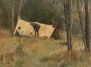 Tom roberts The Artist Camp oil on canvas
